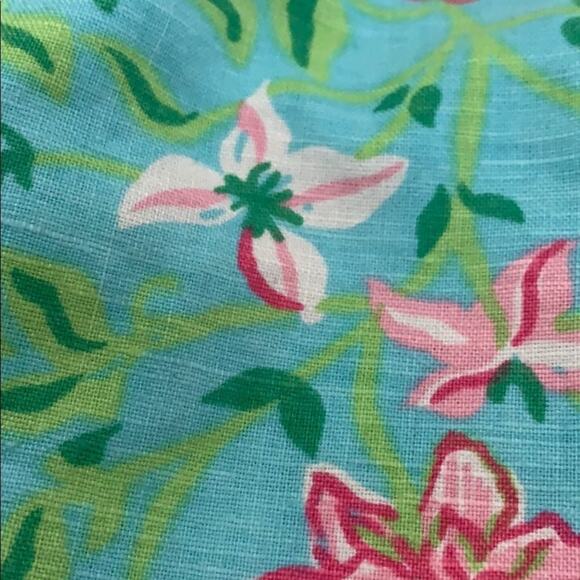 LILLY PULITZER LINEN FLORAL‎ SKIRT SIZE 8 - Picture 4 of 4